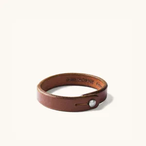 Single Wrap Wristband - Cognac