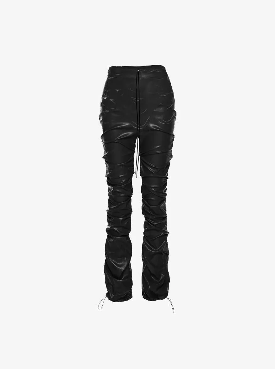 Sole et. Al Women's Stacked Leather Trousers