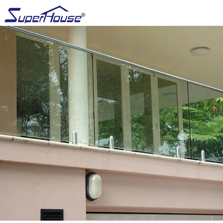 Superhouse High quality customize color aluminium frameless glass balustrade