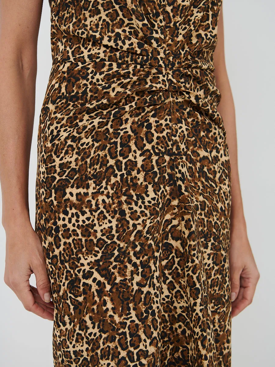 Terena Dress in Leopard