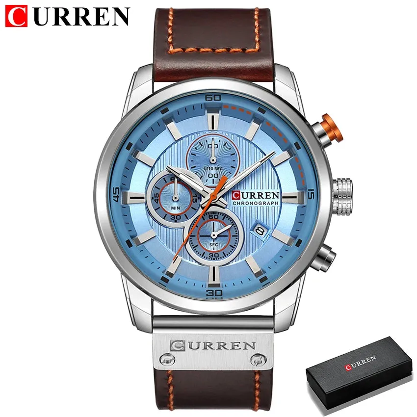 Top Brand Luxury Chronograph Quartz Watch Men Sports Watches Military Army Male Wrist Watch