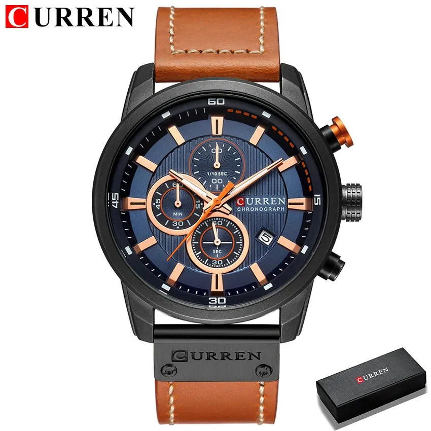 Top Brand Luxury Chronograph Quartz Watch Men Sports Watches Military Army Male Wrist Watch