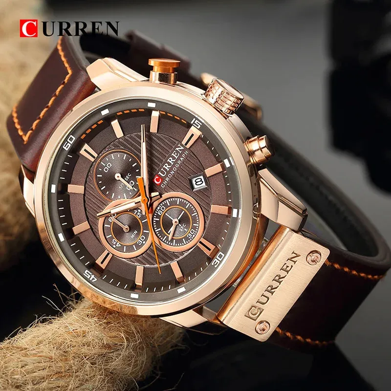 Top Brand Luxury Chronograph Quartz Watch Men Sports Watches Military Army Male Wrist Watch