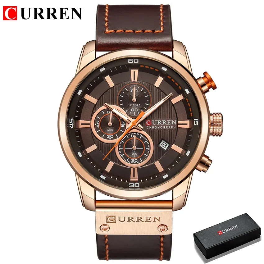 Top Brand Luxury Chronograph Quartz Watch Men Sports Watches Military Army Male Wrist Watch