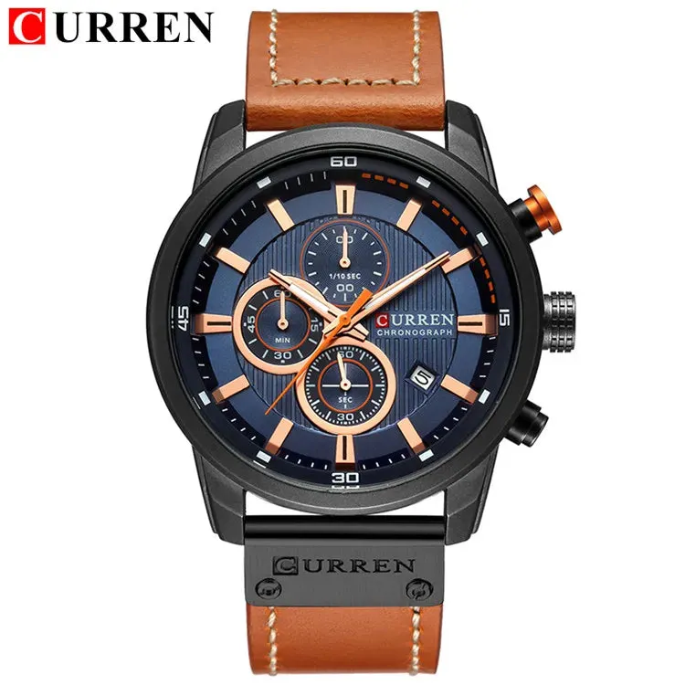 Top Brand Luxury Chronograph Quartz Watch Men Sports Watches Military Army Male Wrist Watch