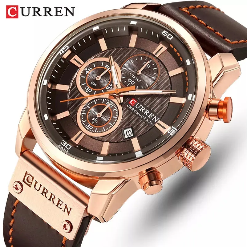 Top Brand Luxury Chronograph Quartz Watch Men Sports Watches Military Army Male Wrist Watch