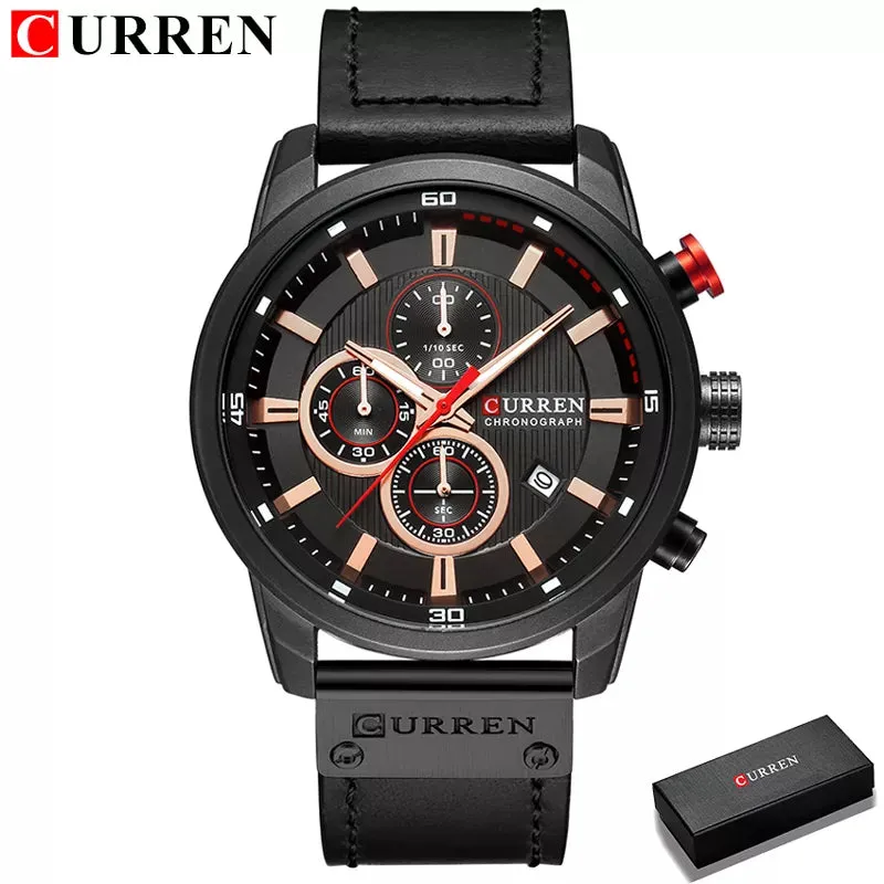 Top Brand Luxury Chronograph Quartz Watch Men Sports Watches Military Army Male Wrist Watch