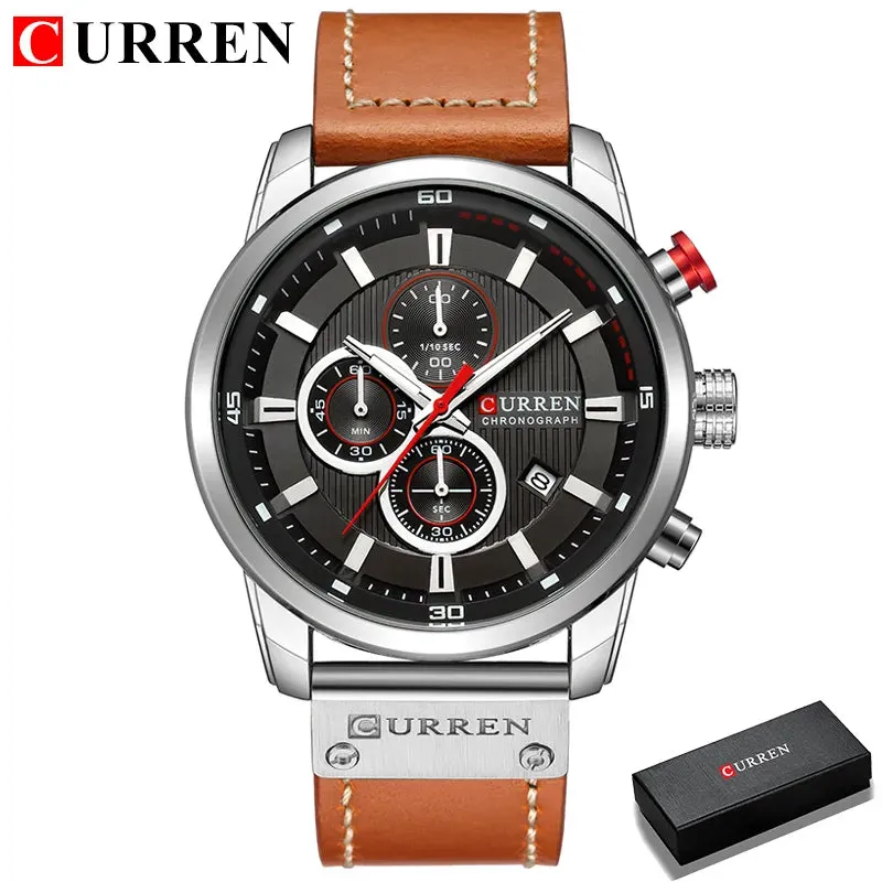 Top Brand Luxury Chronograph Quartz Watch Men Sports Watches Military Army Male Wrist Watch