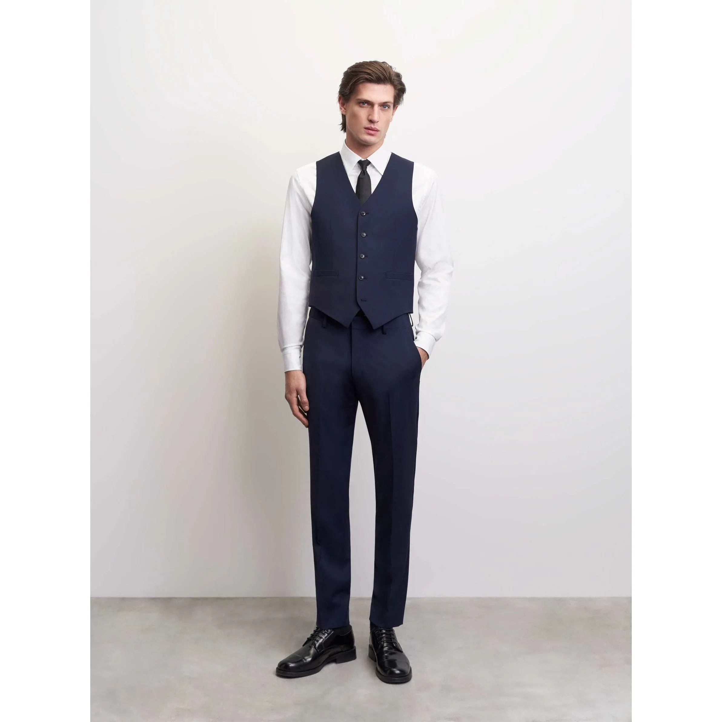 WAYDE WAISTCOAT PLAIN WEAVE