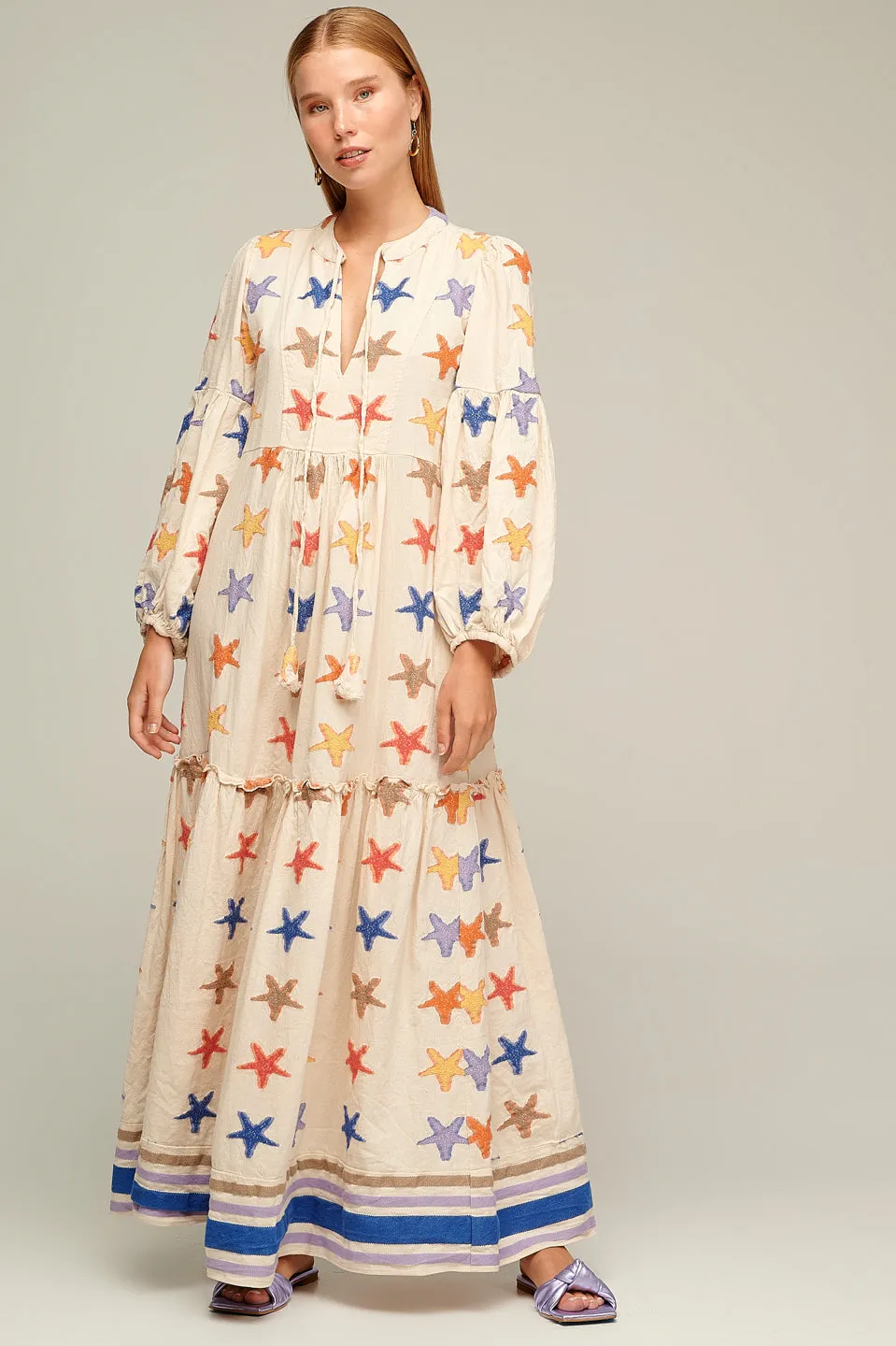 Zakar Maxi Dress - Blue Starfish