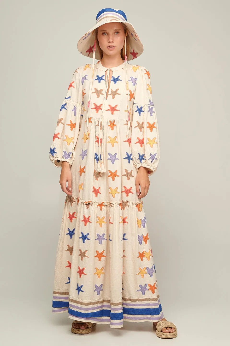 Zakar Maxi Dress - Blue Starfish